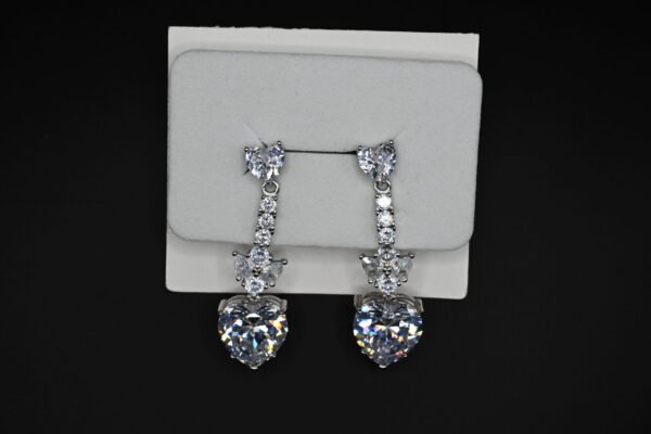 Cubic zirconia silver Earings - Image 3