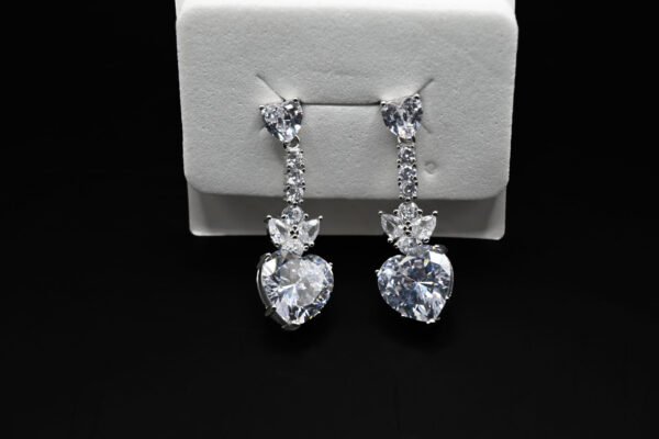 Cubic zirconia silver Earings - Image 2