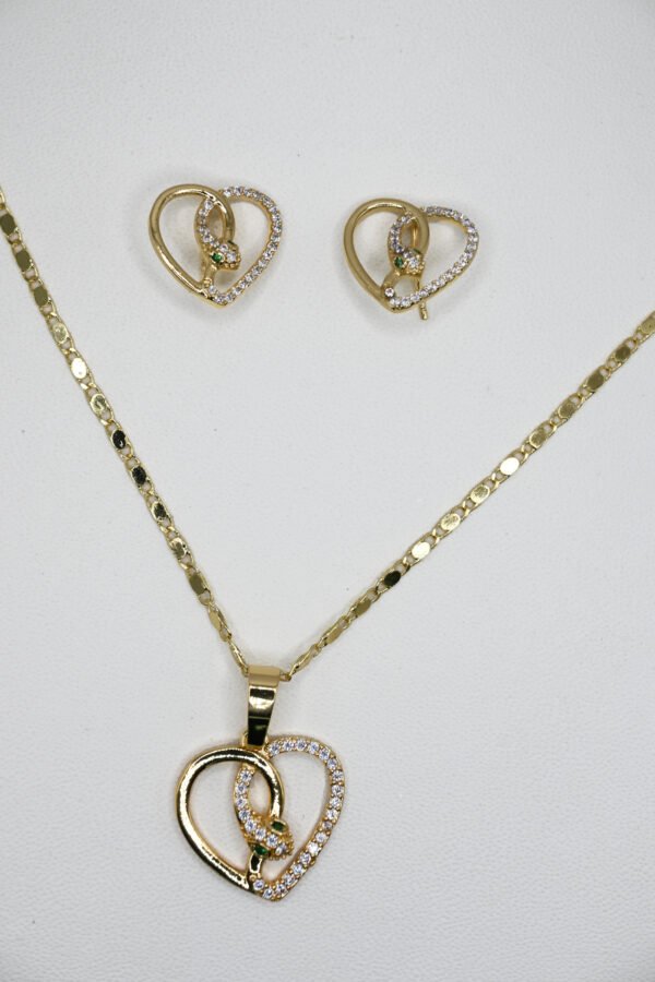 Gold Heart-Shaped Set - Image 2