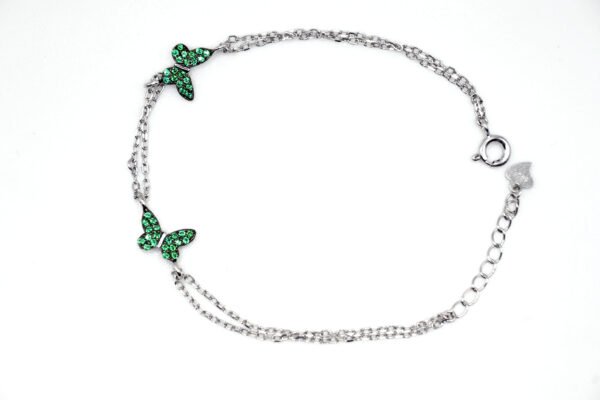 🦋 Green Butterfly Bracelet - Image 4