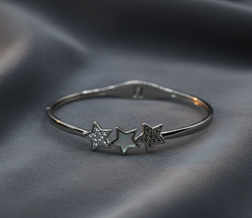 Star Sterling Silver Bracelet - Image 2
