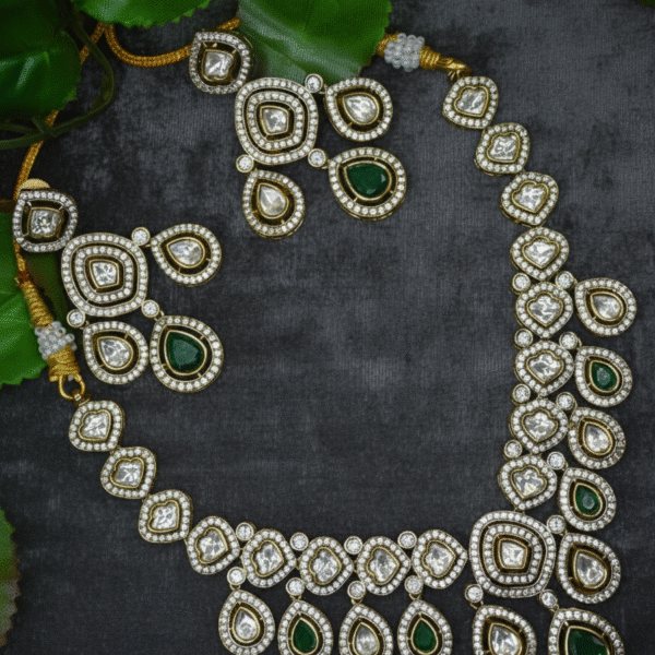 Exquisite Green Kundan Jewelry