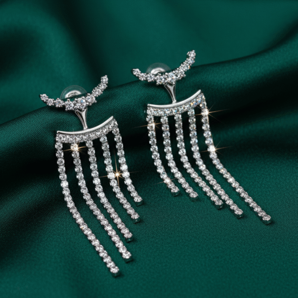 Sterling Silver Tassle Earings