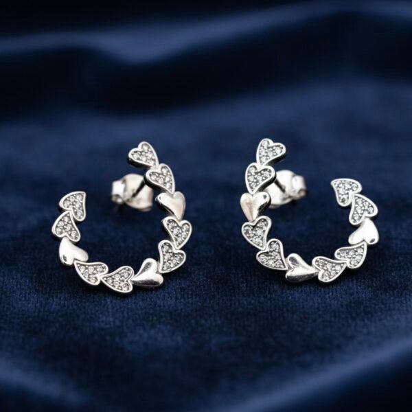 🇵🇹 Portuguese Filigree Half Hoop Earings