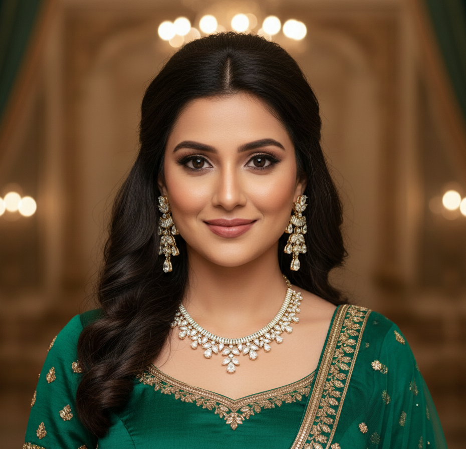 Kundan studded Jewelry - Image 2