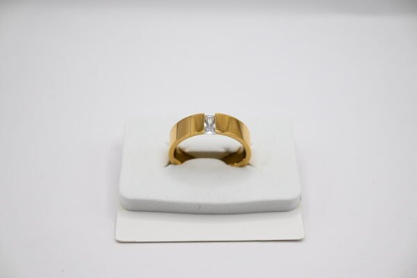 Sleek Diamond look alike Ring - Image 4