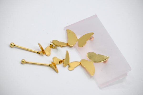 Butterfly drop Earrings - Image 3