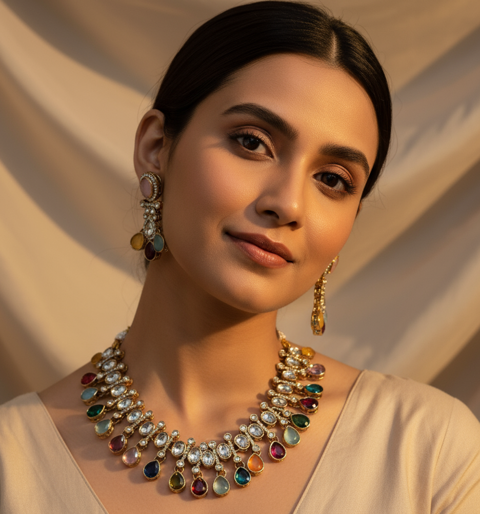 Kundan Multi-Color Jewelry