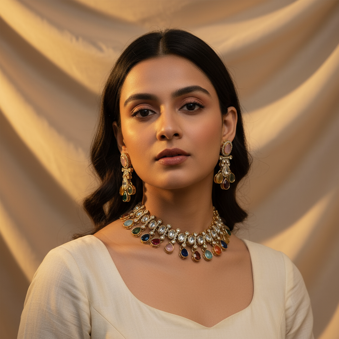 Kundan Multi-Color Jewelry - Image 2