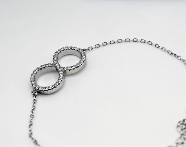 ♾️ CZ Infinity Bracelet - Image 2
