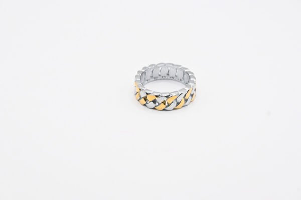 Fusion Silver Band Ring - Image 4