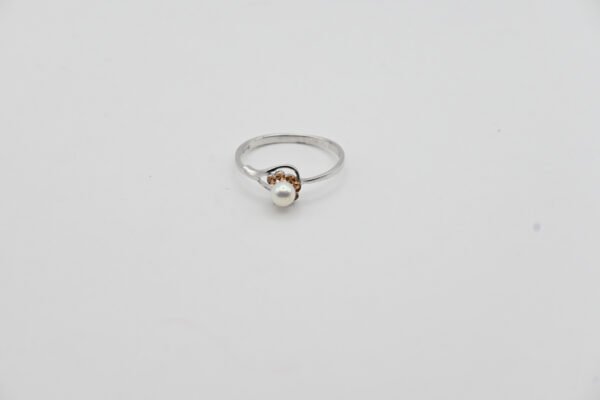 CZ & Pearl Ring - Image 3