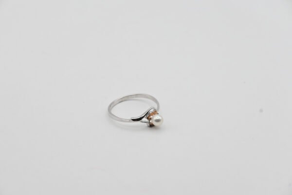 CZ & Pearl Ring - Image 2