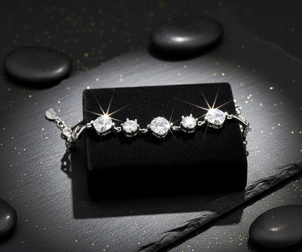 Geometric Chain Bracelet