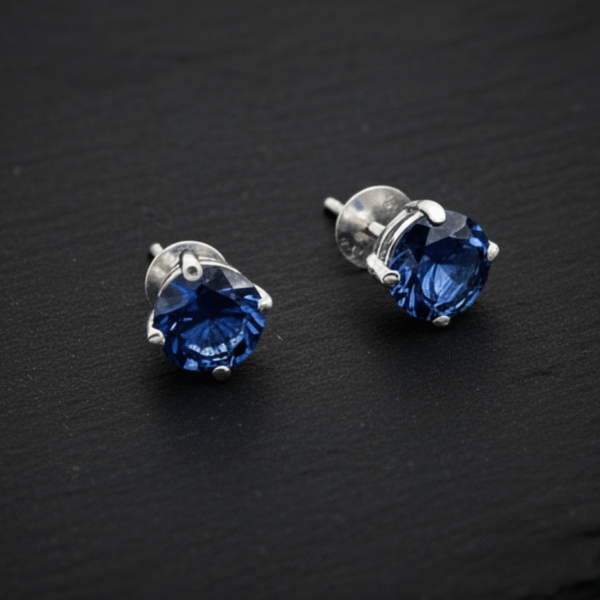 👖 Denim Blue Stud