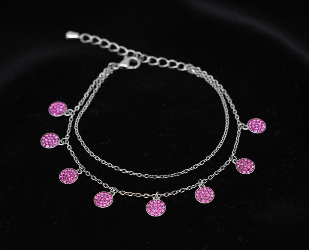 Silver Purple Fantasy Bracelet - Image 3