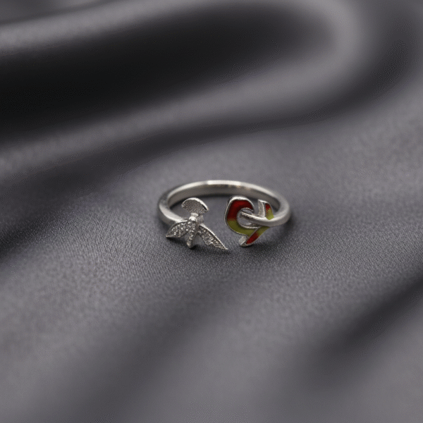Flying Bird silver Ring