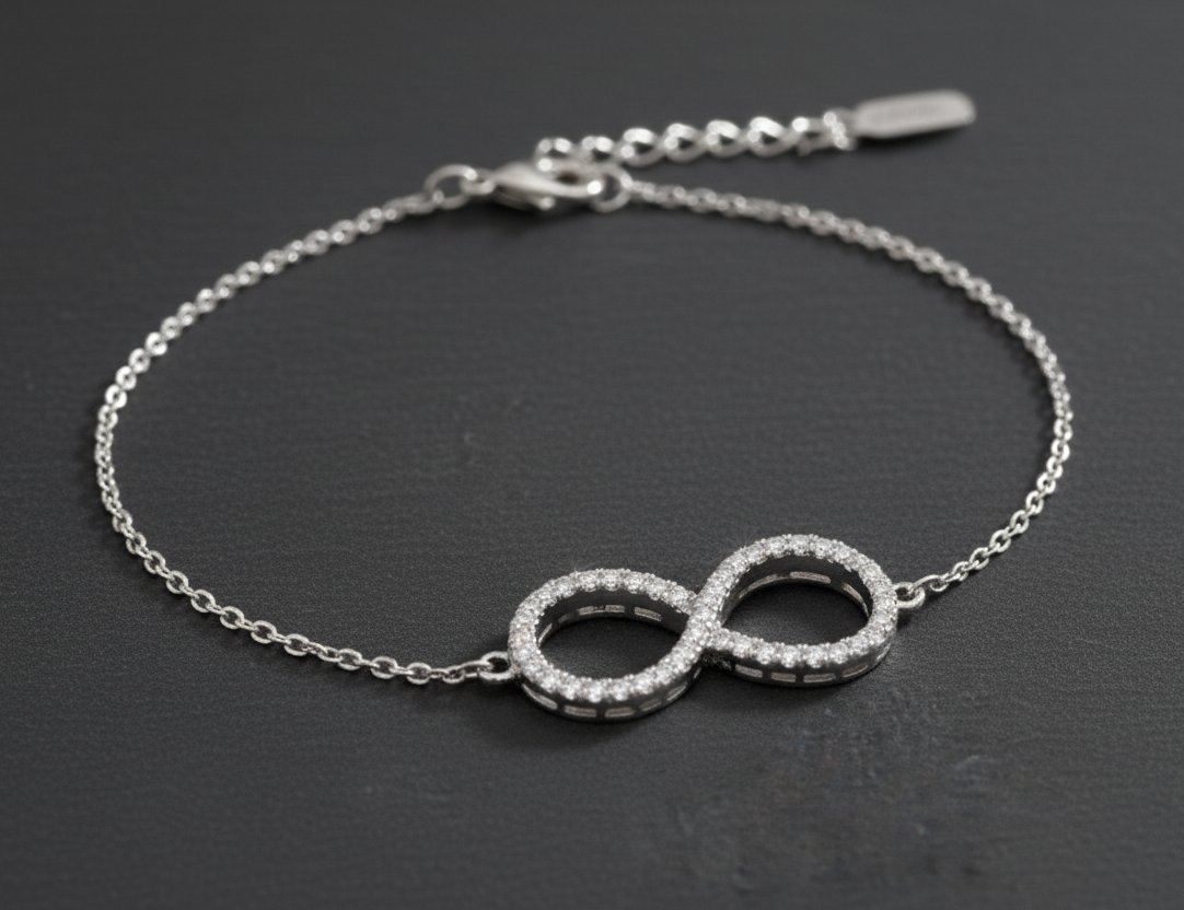 ♾️ CZ Infinity Bracelet