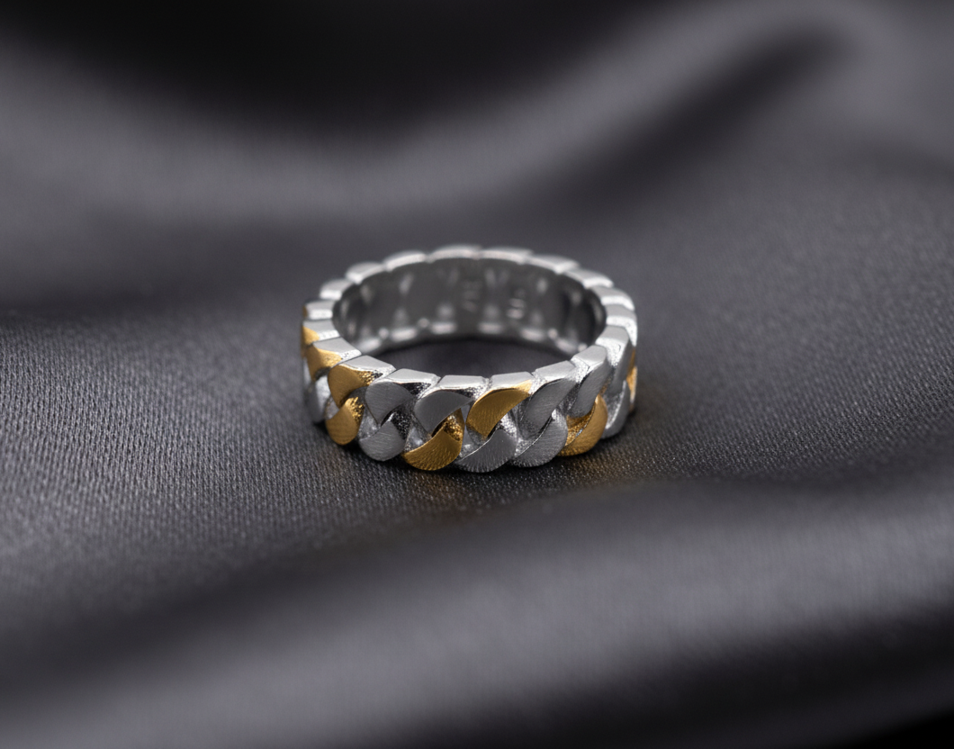 Silver Fusion Band Ring