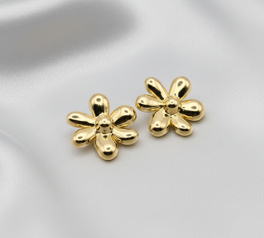 Petals of Gold Studs