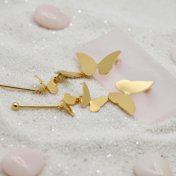 Butterfly drop Earrings