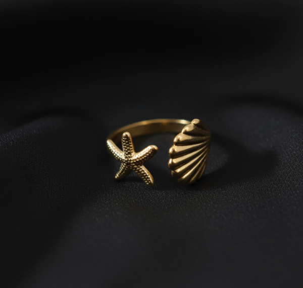 Star Shell Ring - TRENDY UTKAL
