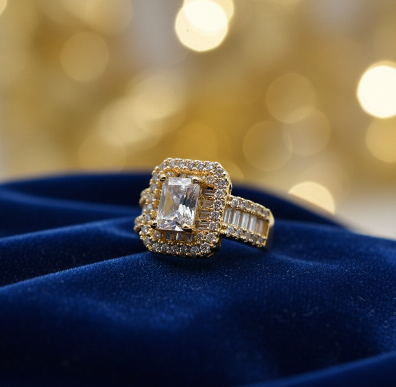 Gold Champagne Ring - Image 2