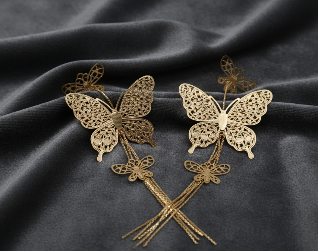Butterfly Dangle Earings