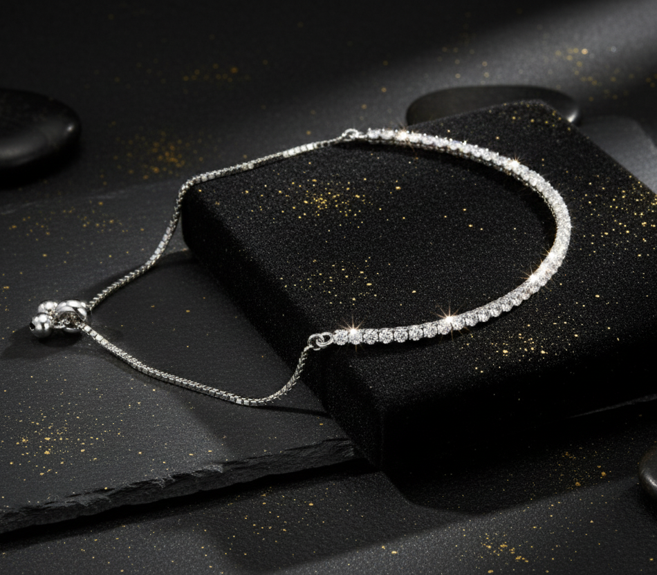 Silver Tennis Bracelet