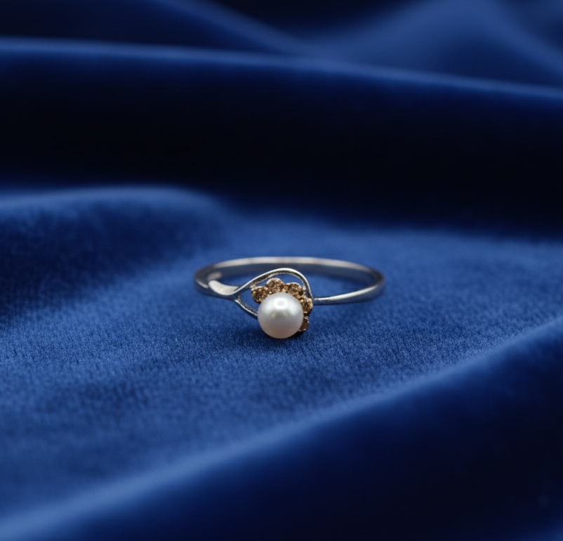 CZ & Pearl Ring