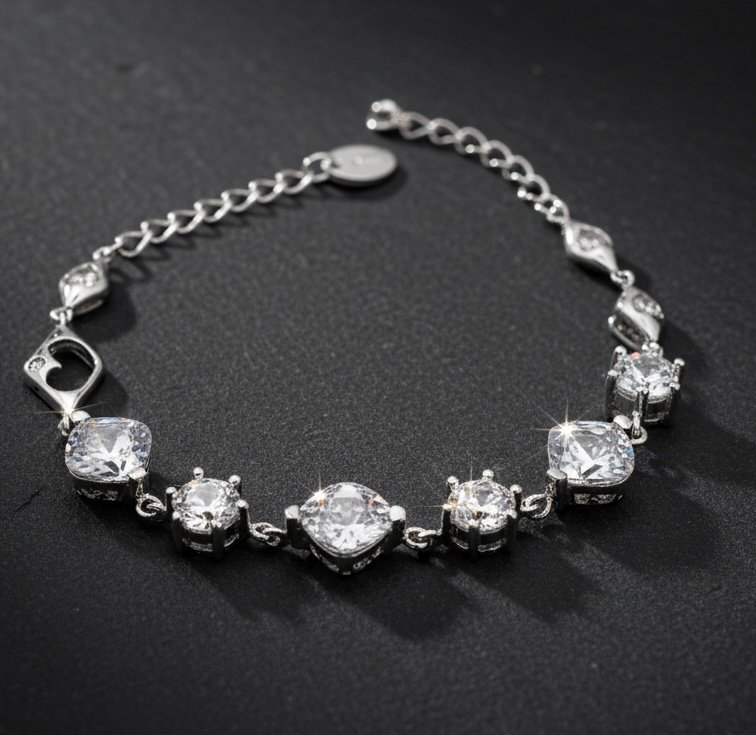 Geometric Chain Bracelet - Image 3