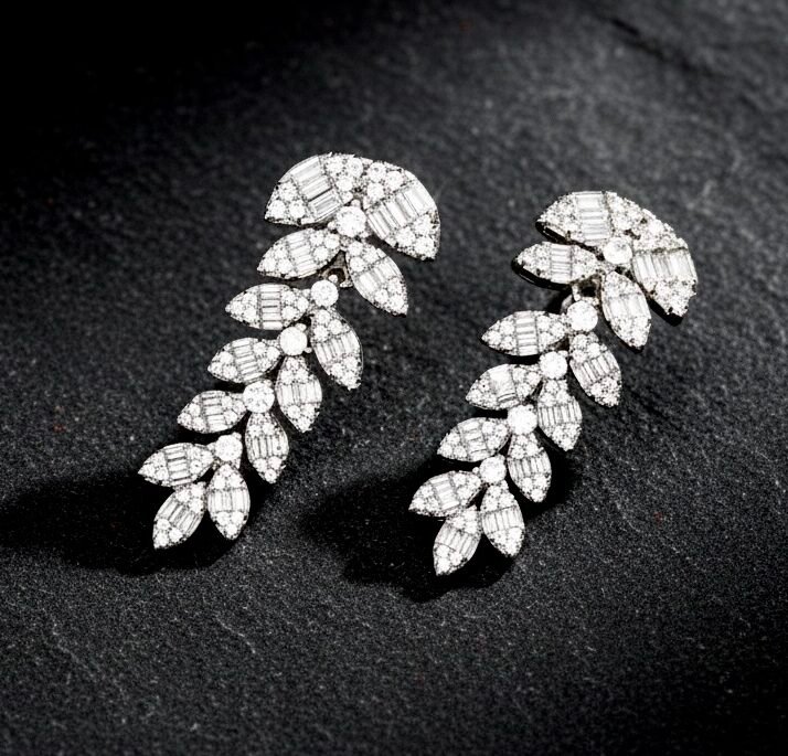 CZ Dangler Earrings