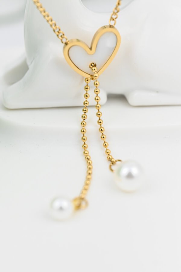 🤍Heart Chain Pendant Set - Image 2