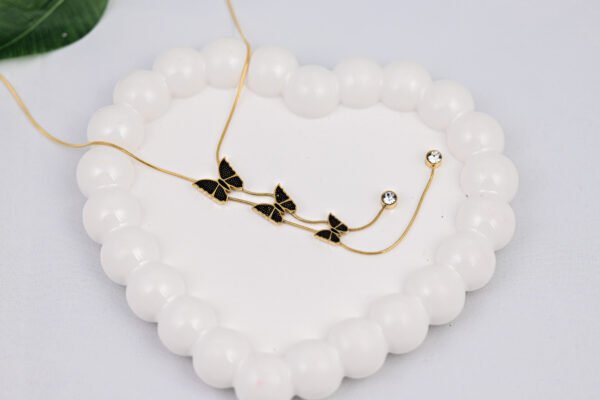 Butterfly Chain Pendant Set - Image 3