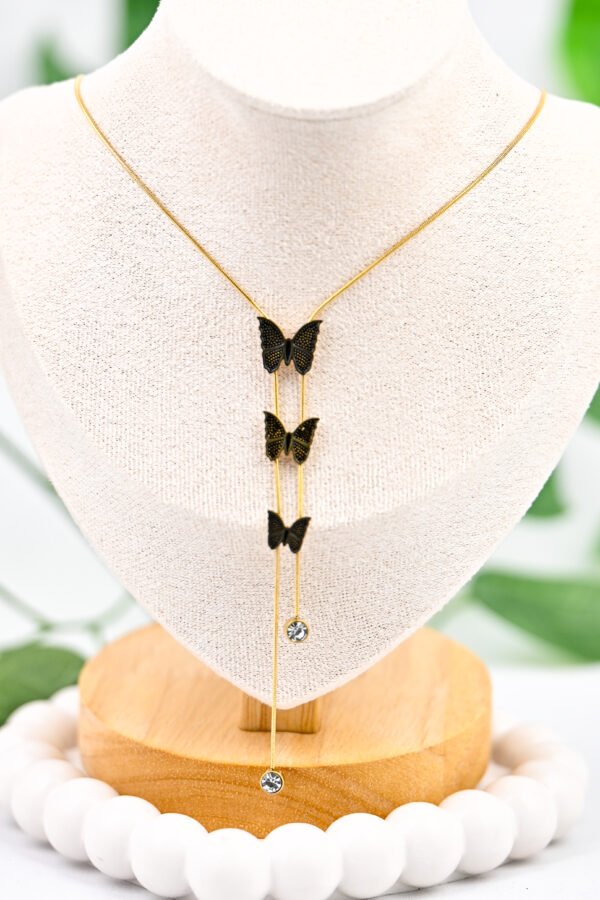 Butterfly Chain Pendant Set - Image 2