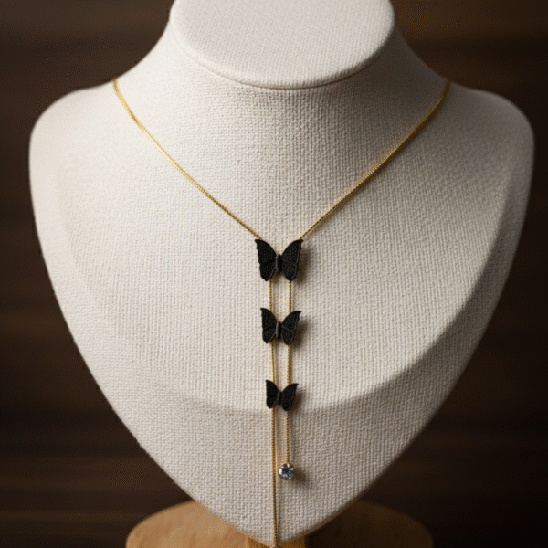 Butterfly Chain Pendant Set