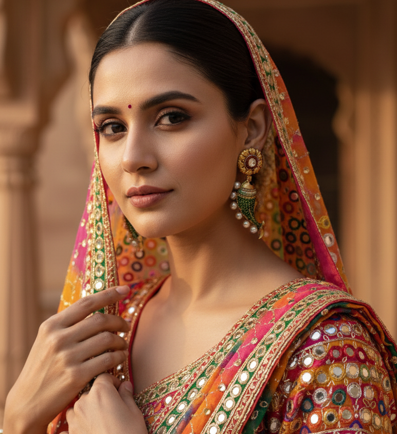 Royal Gaze Antique Earrings - Image 2