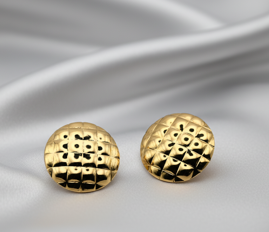 Golden Weave Studs