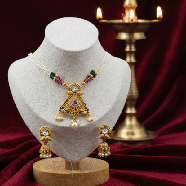 Rajwada Elegance Pearl Set