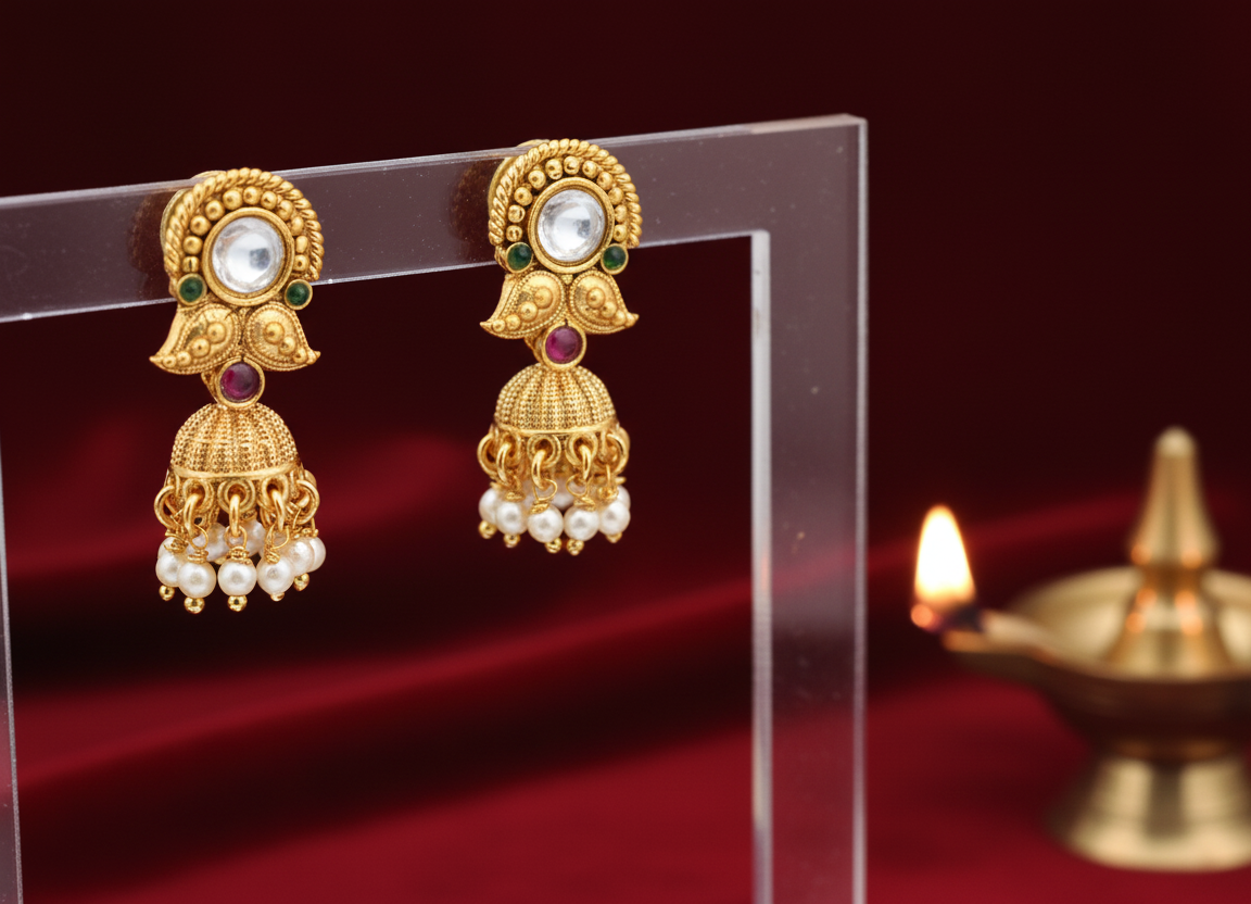 Rajwada Elegance Pearl Set - Image 2