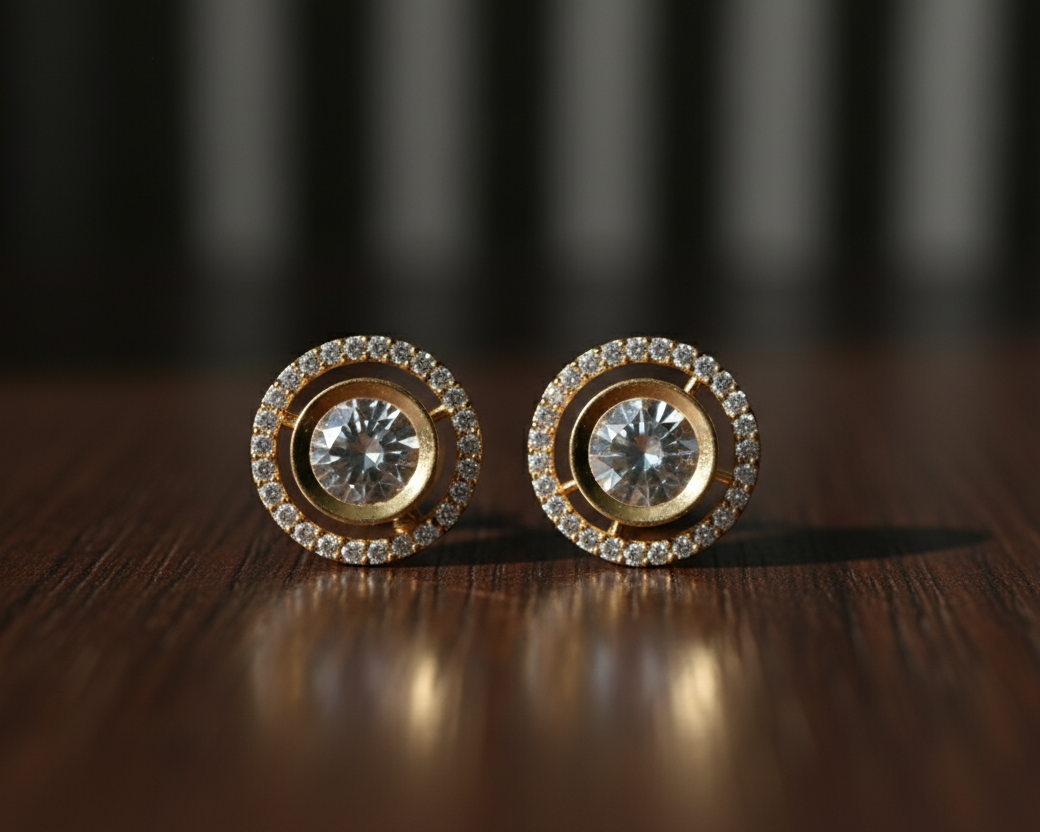 Celestial Mini Kundan Studs